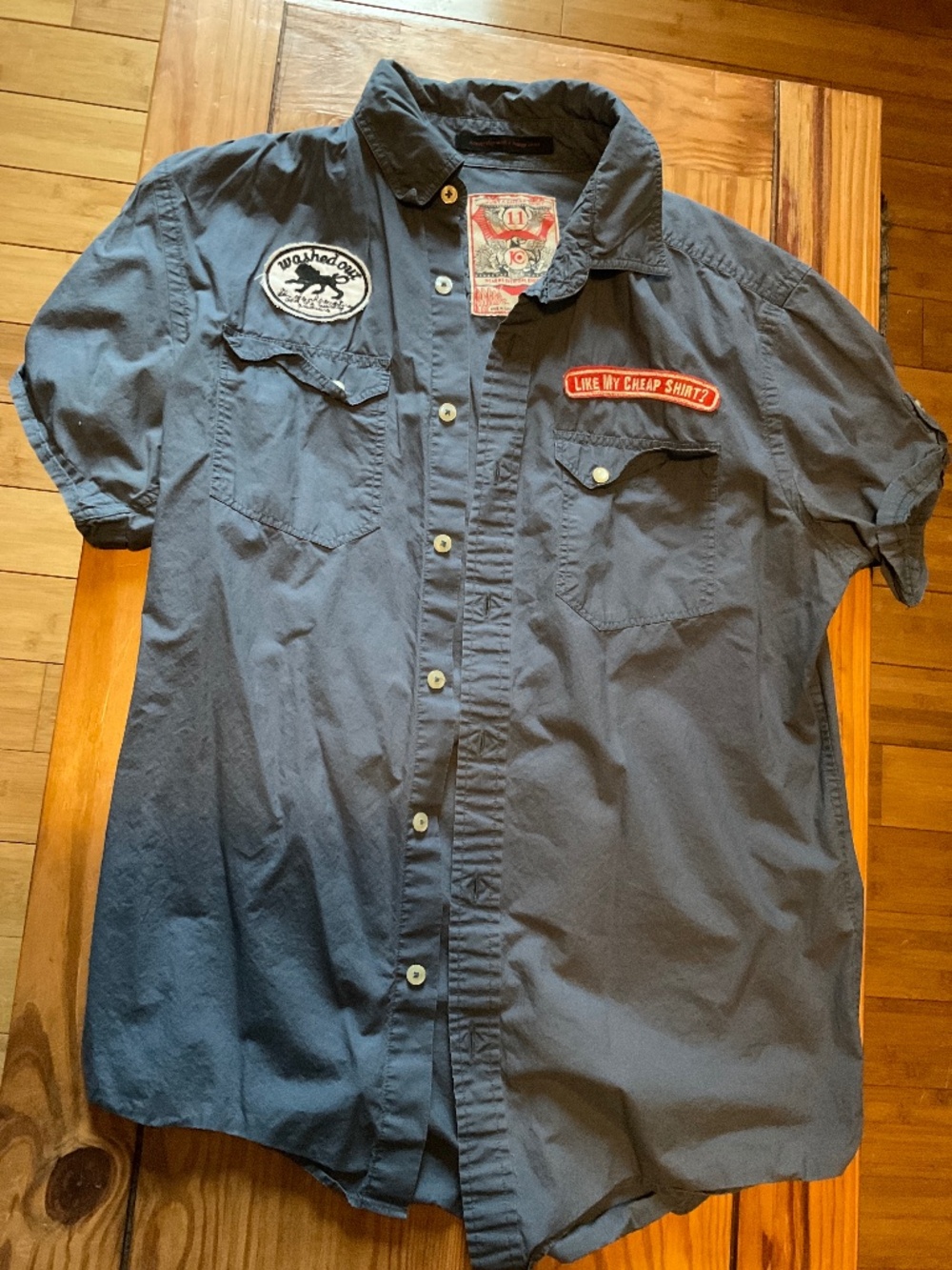 “Just A Cheap Shirt” button up